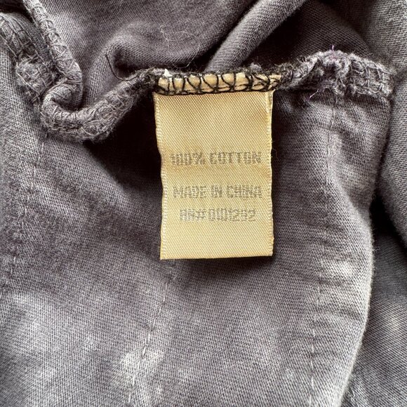 Lula-B Tie Dye Raw Edge Seams 3/4 Sleeve Top - XL - Picture 6 of 7